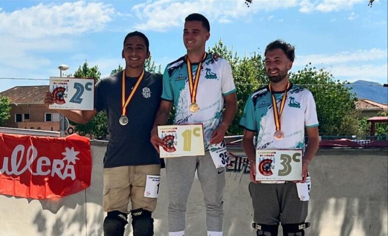 Plata para John A. Taberner en el Cto. España de Skate Cross 2024